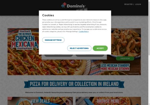 Domino's Pizza IE capture - 2025-04-16 22:10:37