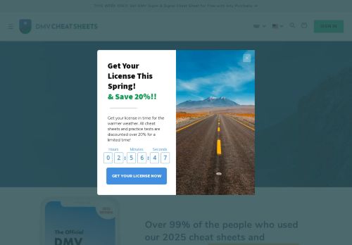 DMVCheatSheets.com capture - 2025-04-16 23:32:15