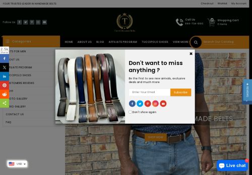 Tucci Di Lusso Belts capture - 2025-04-16 23:55:47