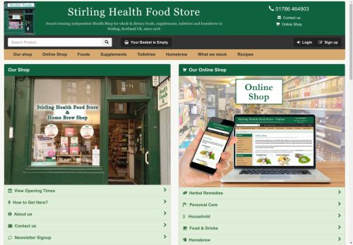 Stirling Health Food Store capture - 2025-04-16 23:58:25