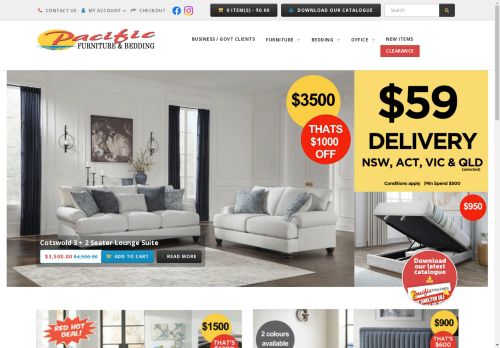 Pacific Furniture & Bedding capture - 2025-04-17 00:02:28