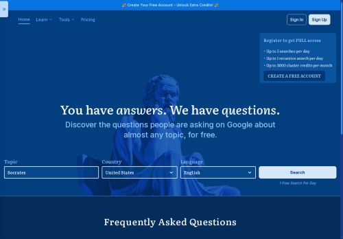 AnswerSocrates capture - 2025-04-17 00:24:25