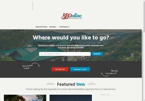 Bed and Breakfast Inns capture - 2025-04-17 00:35:41