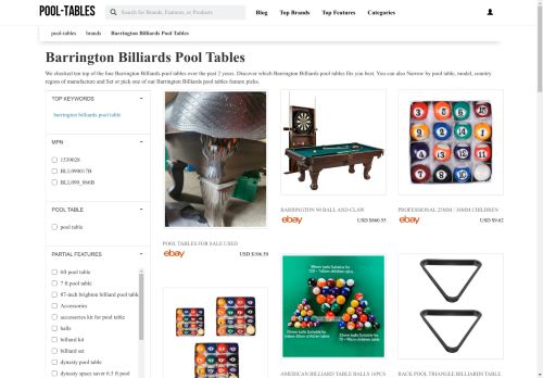 Barrington Billiards Pool Tables capture - 2025-04-17 00:56:56