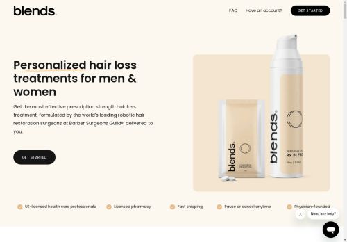 Blends Hair Loss Treatment capture - 2025-04-17 02:09:25