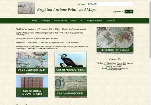 Brighton Antique Prints and Maps capture - 2025-04-17 03:57:15