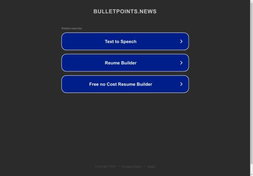 Bullet Points capture - 2025-04-17 04:08:20