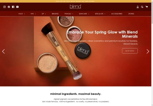 Blend Mineral Cosmetics capture - 2025-04-17 05:50:46