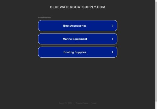 Bluewater Boat Supply capture - 2025-04-17 06:39:59