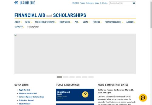 UC Santa Cruz Financial Aid capture - 2025-04-17 08:48:49