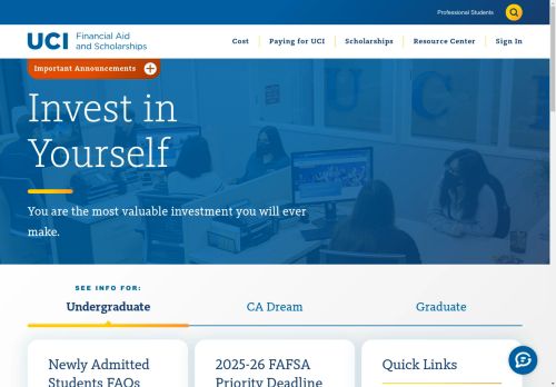 UCI Financial Aid Scholarships capture - 2025-04-17 09:20:45