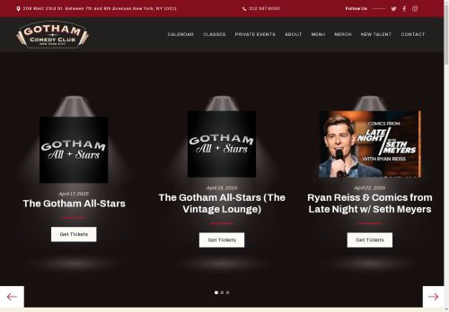 Gotham Comedy Club capture - 2025-04-17 09:58:05