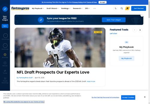 FantasyPros capture - 2025-04-17 10:11:35