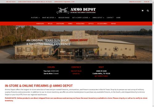 Ammunition Depot TX capture - 2025-04-17 10:45:44