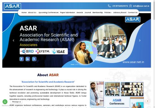 ASAR-International Conference On Science, Engineering & Technology capture - 2025-04-17 11:31:02