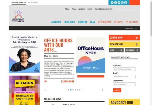 Americans for the Arts capture - 2025-04-17 11:33:05
