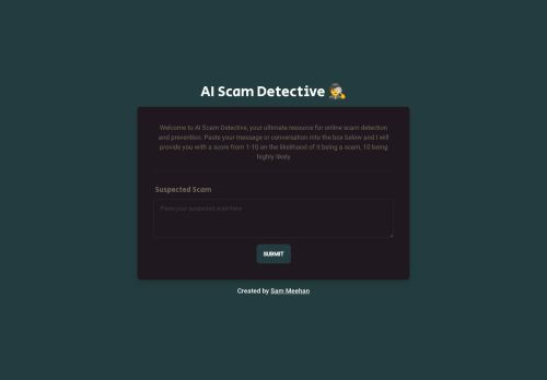 AI Scam Detective capture - 2025-04-17 12:07:46