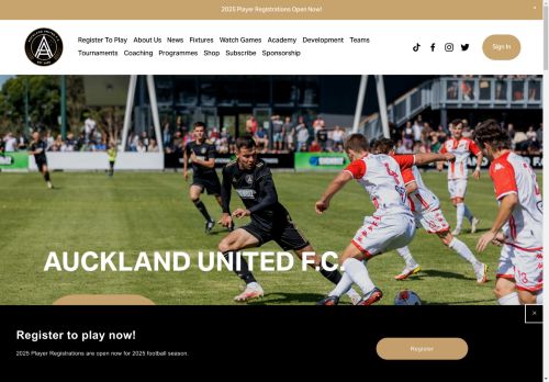 Auckland United F.C. capture - 2025-04-17 13:55:16