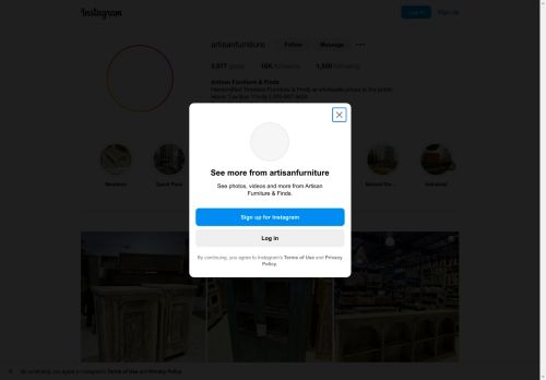 Artisan Furniture & Finds capture - 2025-04-17 14:20:03