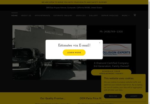 Auto Collision Experts capture - 2025-04-17 14:50:05