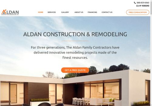 Aldan Construction & Remodeling capture - 2025-04-17 15:29:13
