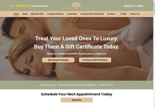 Athena Day Spa Vancouver capture - 2025-04-17 16:11:07