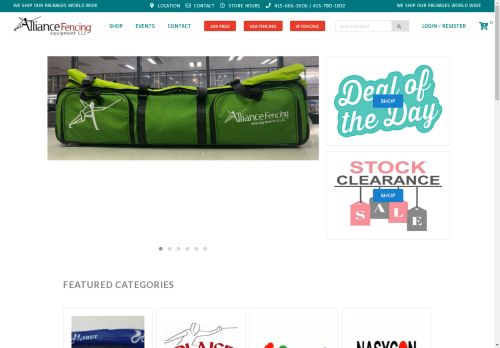 Alliance Fencing Equipment capture - 2025-04-17 16:31:56