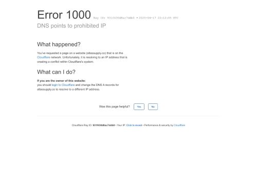 Atlas Supply capture - 2025-04-17 18:14:00