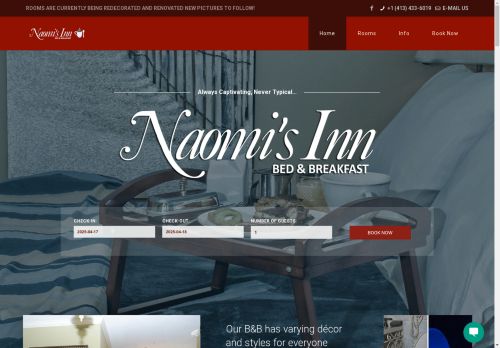 Naomi's Inn B&B capture - 2025-04-17 20:05:55