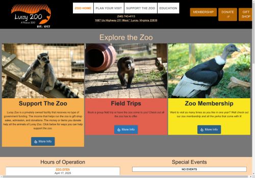 Luray Zoo - A Rescue Zoo capture - 2025-04-17 20:30:14