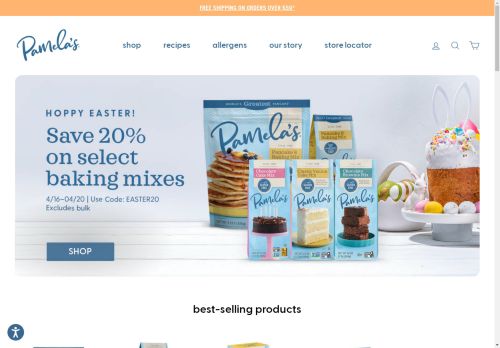 Pamela's Products capture - 2025-04-17 23:10:07