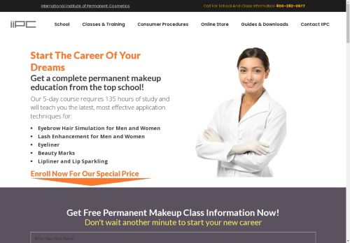 International Institute of Permanent Cosmetics capture - 2025-04-18 00:19:43