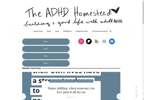 The ADHD Homestead capture - 2025-04-18 00:25:57