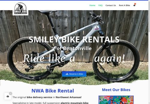 Smiley Bike Rentals of Bentonville capture - 2025-04-18 01:06:01