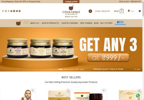 upakarma.com capture - 2025-04-18 02:41:36