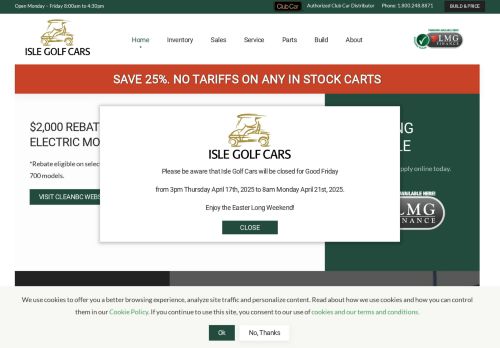 Isle Golf Cars capture - 2025-04-18 05:12:51