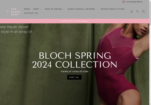 The Dance Shop UK capture - 2025-04-18 08:22:51