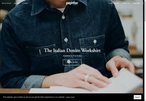 Paynter Jacket Co. capture - 2025-04-18 08:25:42