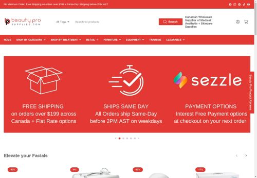 Beauty Pro Supplies Canada capture - 2025-04-18 14:00:32