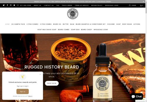 Rugged History Beard Co. capture - 2025-04-18 14:50:49