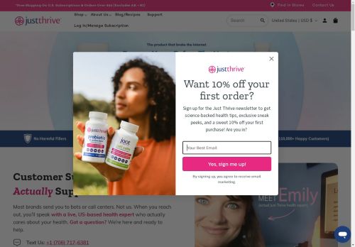 thriveprobiotic.com capture - 2025-04-18 21:54:48