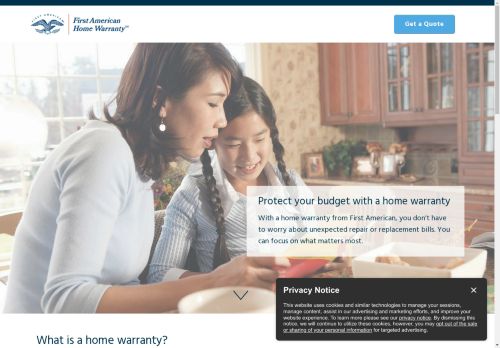 First American Home Warranty capture - 2025-04-18 22:43:58