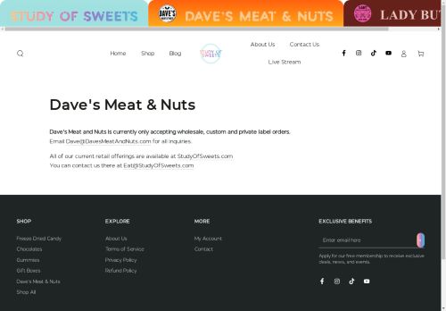 Dave's Meat & Nuts capture - 2025-04-19 02:44:17
