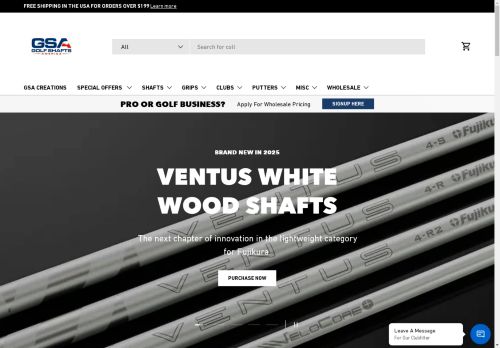 Golf Shafts America capture - 2025-04-19 02:47:44