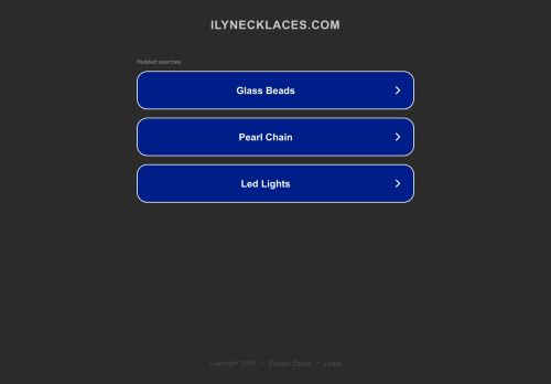 ilynecklaces.com capture - 2025-04-19 11:33:50