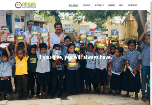 druvafoundation.org capture - 2025-04-19 16:55:43