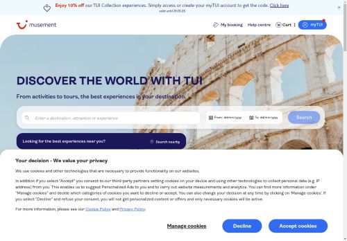 TUI Musement capture - 2025-04-19 18:07:41