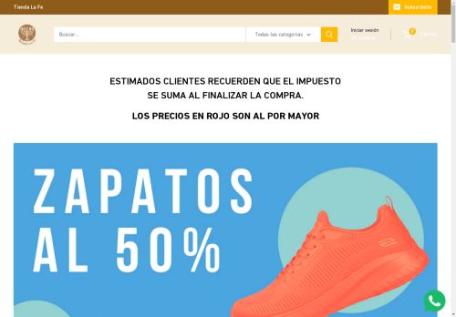 tiendalafe.com capture - 2025-04-19 18:49:14