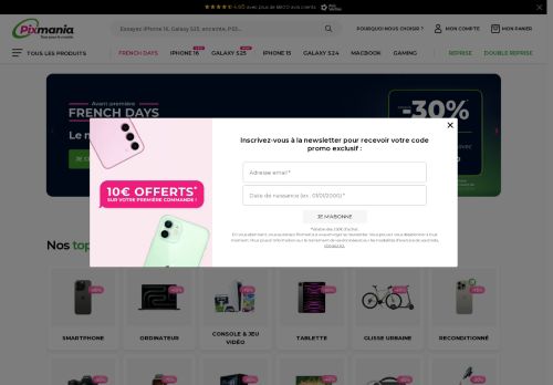 Pixmania.fr capture - 2025-04-19 21:46:25