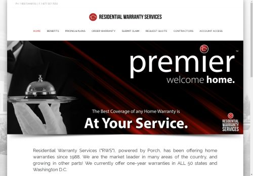 Residential Warranty Services capture - 2025-04-19 22:05:07